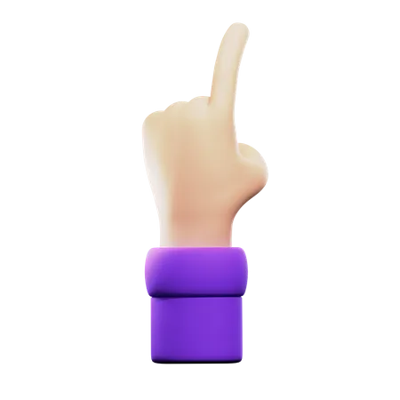 Touch Hand Gesture  3D Icon