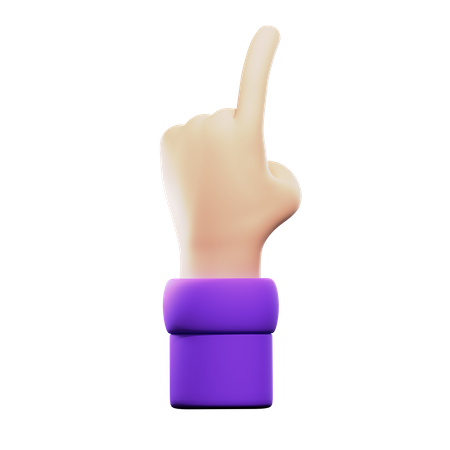 Touch Hand Gesture  3D Icon