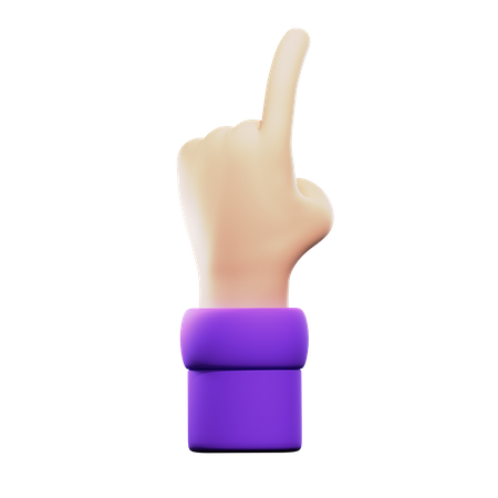 Touch Hand Gesture 3D Icon