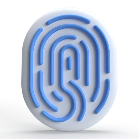 Touch Id  3D Icon