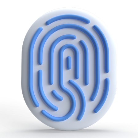 Touch Id  3D Icon