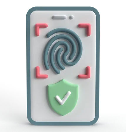 Touch ID  3D Icon