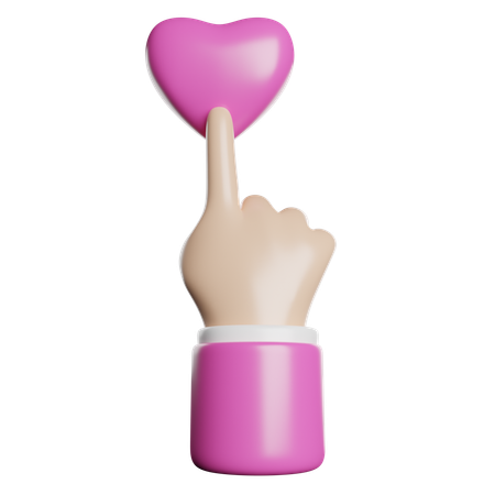 Touch Love Loke  3D Icon