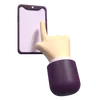 Touch Smartphone Hand