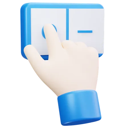 Touch Switch  3D Icon