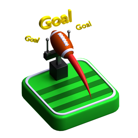 Touchdown  3D Icon