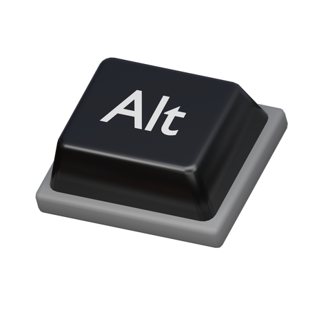Touche alt  3D Icon