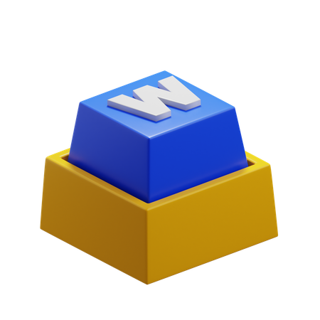 Touche du clavier  3D Icon