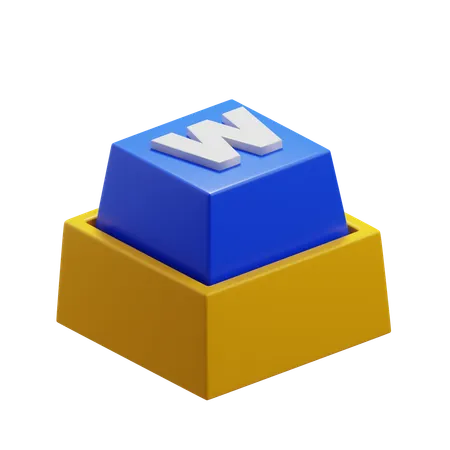 Touche du clavier  3D Icon