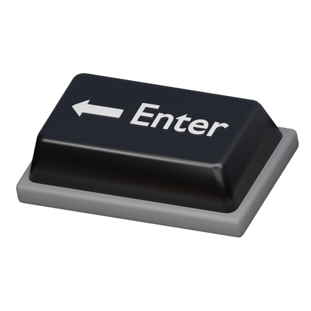 Touche entrée  3D Icon