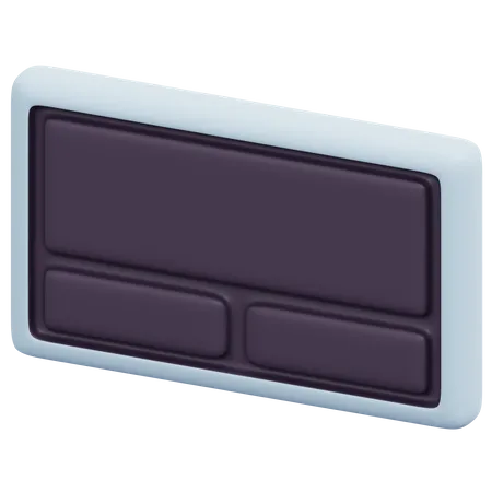 Touchpad  3D Icon