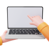 laptop holding emoji 3d