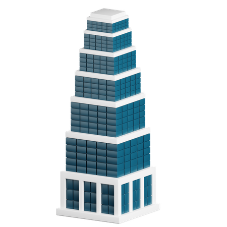 Tour à plusieurs niveaux  3D Icon