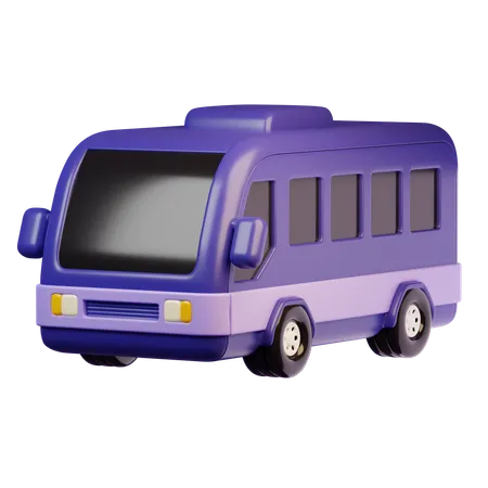 Tour bus  3D Icon