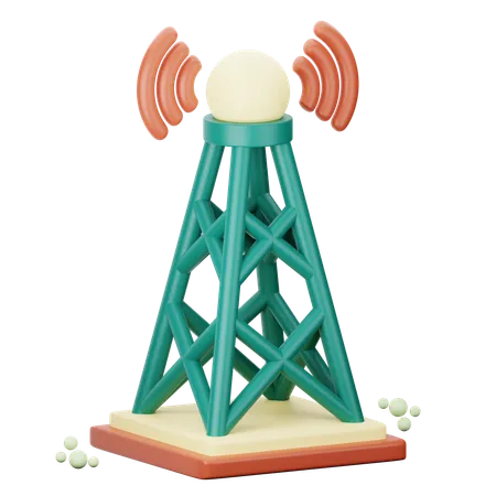 Tour d'antenne  3D Icon