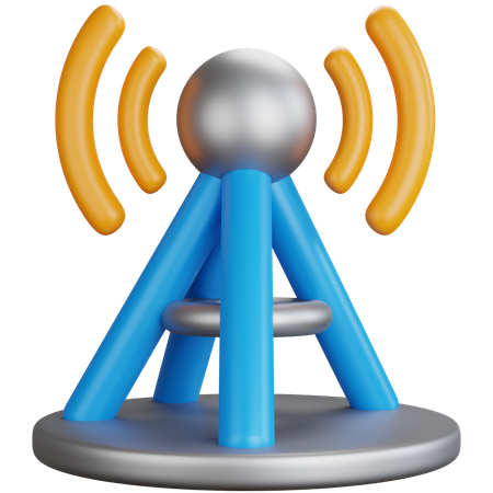 Tour d'antenne réseau  3D Icon