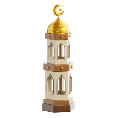 Tour de mosquée  3D Icon