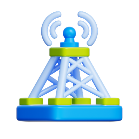 Tour de réseau  3D Icon