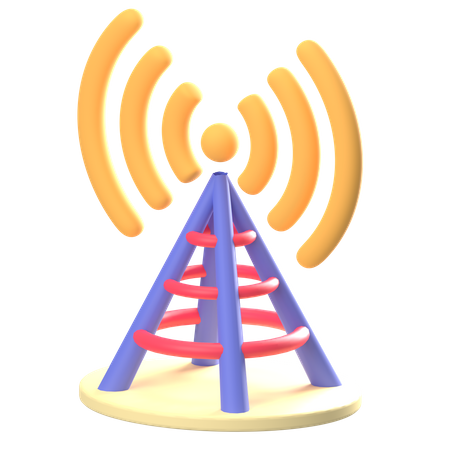Tour de signalisation  3D Icon