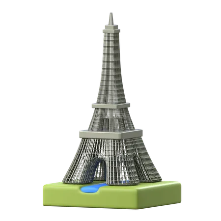 Tour Eiffel  3D Icon