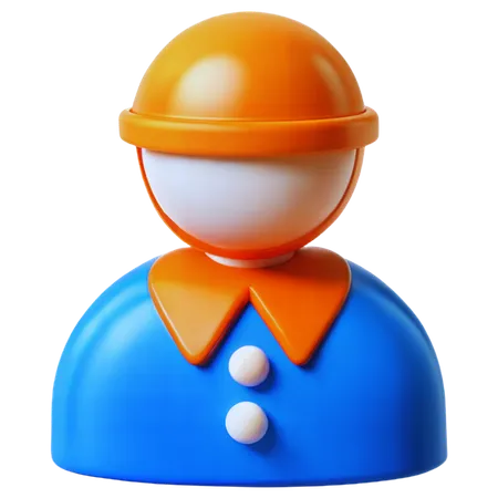 Tour guide  3D Icon