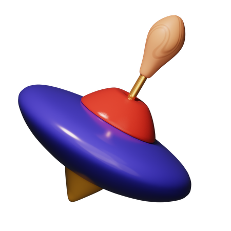 Toupie  3D Icon