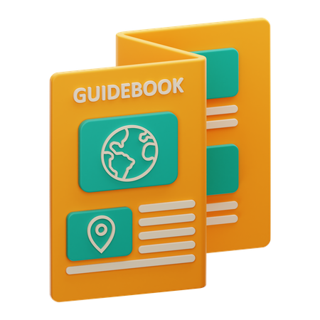 Tourism Guidebook  3D Icon