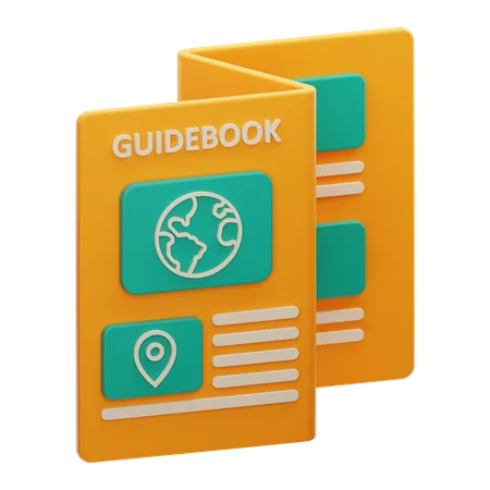 Tourism Guidebook 3D Icon