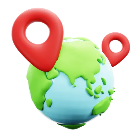 Tourisme mondial  3D Icon