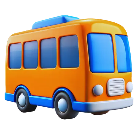 Tourist Bus  3D Icon