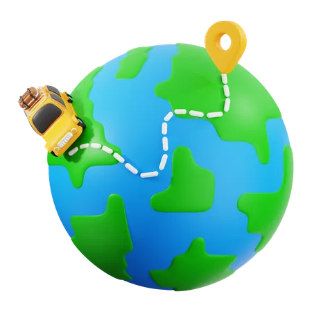 Tourist destination  3D Icon