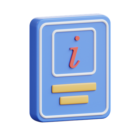 Tourist Information  3D Icon