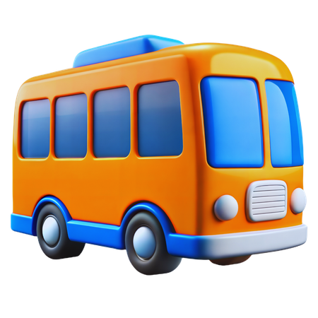 Touristenbus  3D Icon