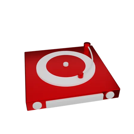 Tourne-disque vintage  3D Icon