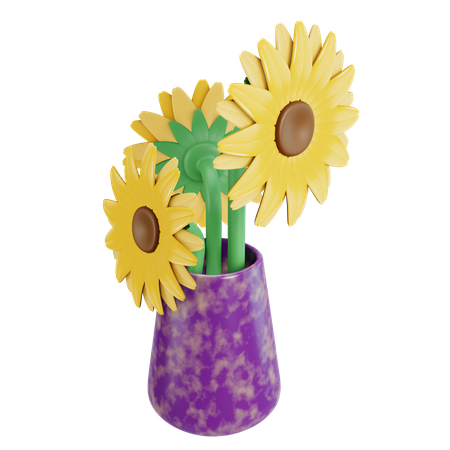 Tournesol  3D Illustration