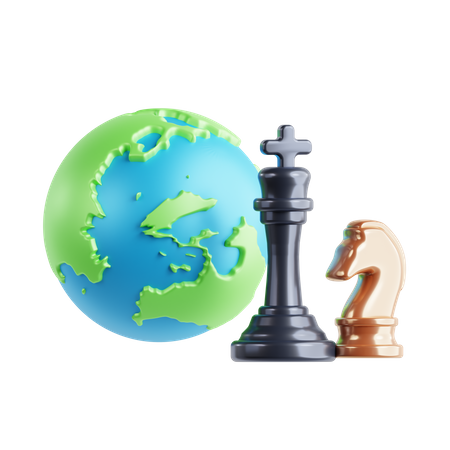 Tournoi mondial d'échecs  3D Icon