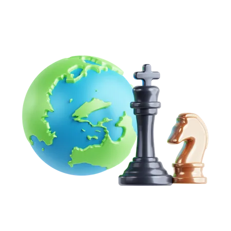 Tournoi mondial d'échecs  3D Icon