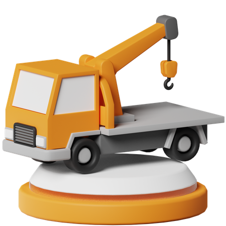 Tow Truck  3D Icon