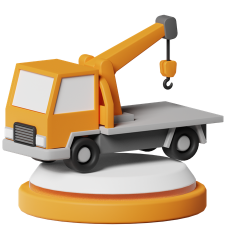 Tow Truck  3D Icon