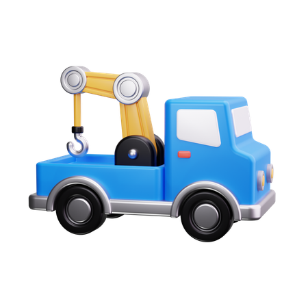 Tow truck  3D Icon