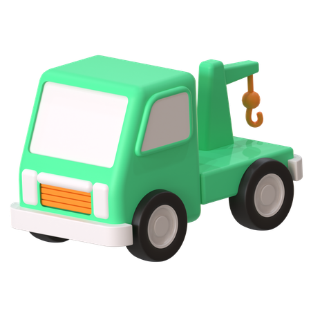 Tow Truck  3D Icon