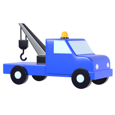 Tow truck  3D Illustration