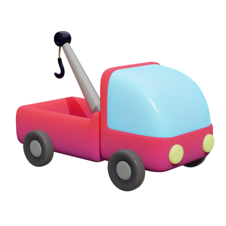 Tow Truck  3D Illustration