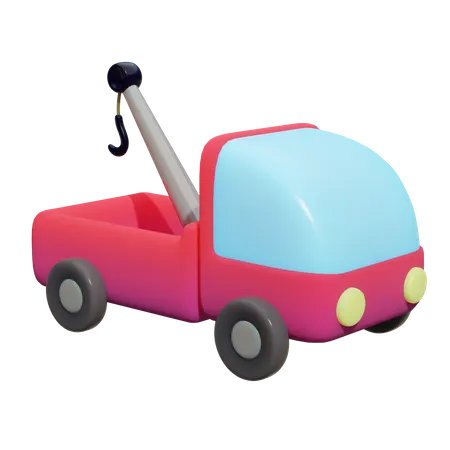 Tow Truck  3D Illustration