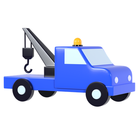 Tow truck 3D Illustration