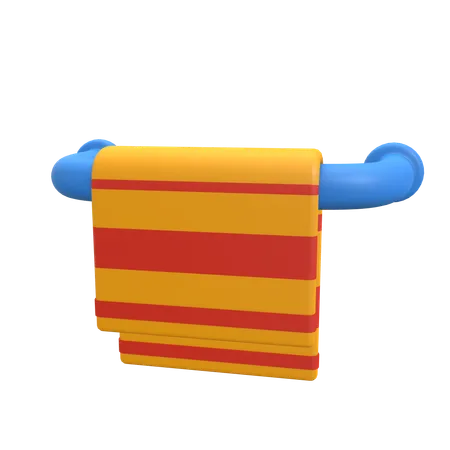 3 D Icon Illustration Towel 3D Icon