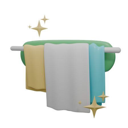 Towel Hanger  3D Icon