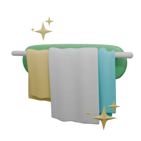 Towel Hanger  3D Icon