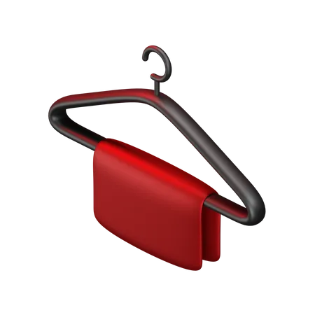 Towel Hanger  3D Illustration