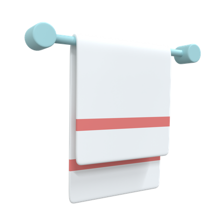 Towel Rack  3D Icon